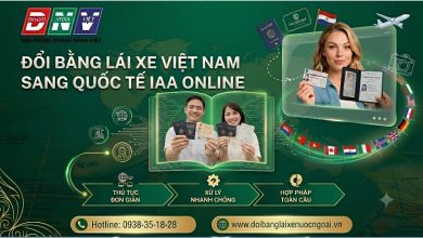 Đổi bằng lái xe Việt Nam sang quốc tế IAA online