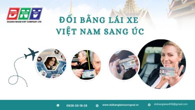Đổi bằng lái xe Việt Nam sang Úc