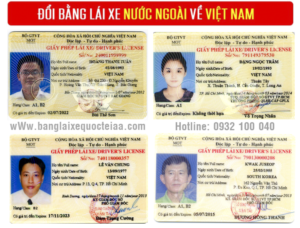 Đổi giấy phép lái xe Hàn Quốc sang Việt Nam