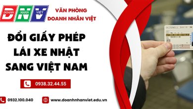 Đổi giấy phép lái xe Nhật sang Việt Nam