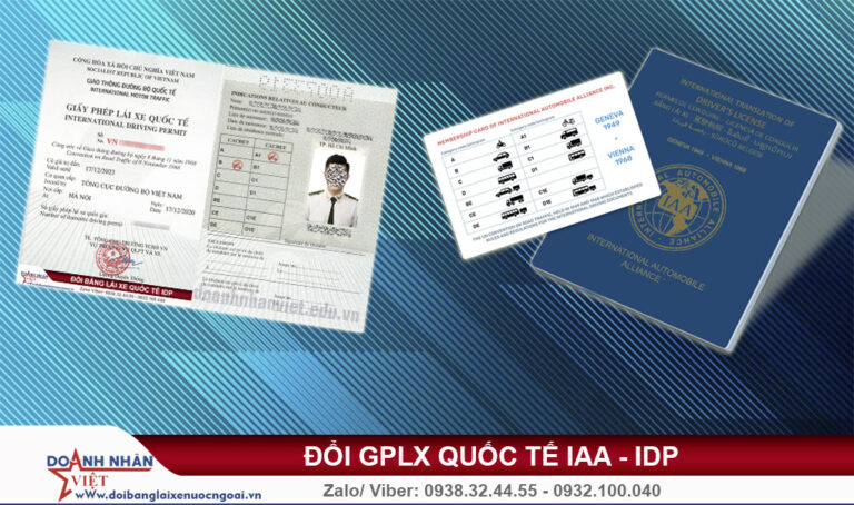 Đổi GPLX quốc tế qua mạng | Hướng dẫn thủ tục đổi GPLX quốc tế online