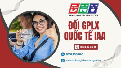 Đổi GPLX quốc tế IAA