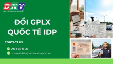 Đổi gplx quốc tế IDP