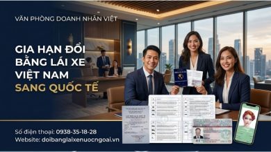 Gia hạn đổi bằng lái xe Việt Nam sang quốc tế