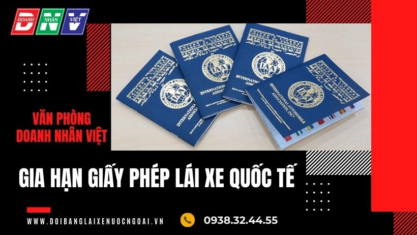 Gia hạn giấy phép lái xe quốc tế