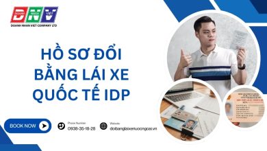 Hồ sơ đổi bằng lái xe quốc IDP