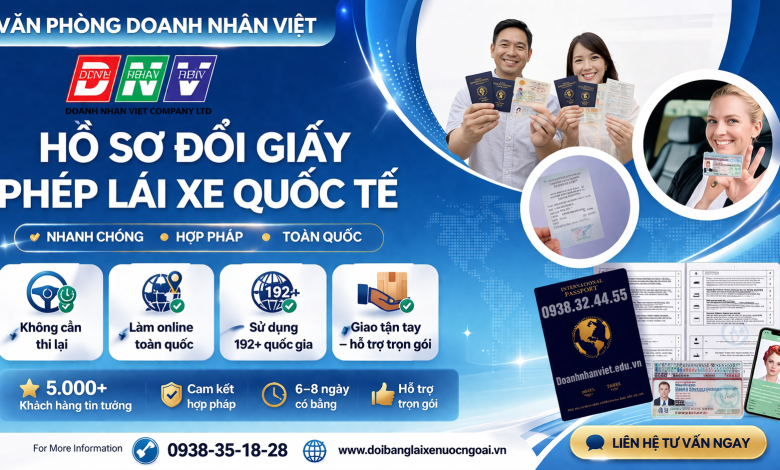 Hồ sơ đổi giấy phép lái xe quốc tế