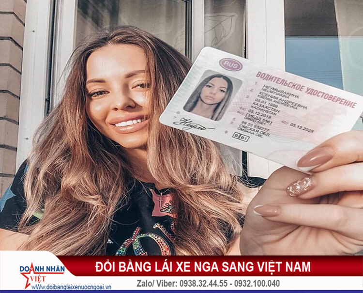 đổi bằng lái xe Nga sang Việt Nam