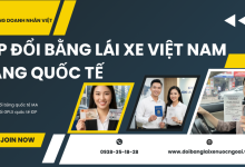 IDP đổi bằng lái xe Việt Nam sang quốc tế