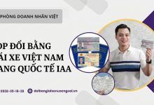 IDP đổi bằng lái xe Việt Nam sang quốc tế IAA