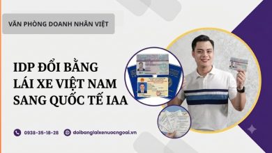 IDP đổi bằng lái xe Việt Nam sang quốc tế IAA
