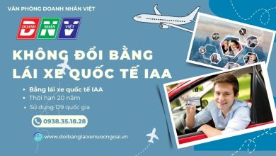Không đổi bằng lái xe quốc tế IAA