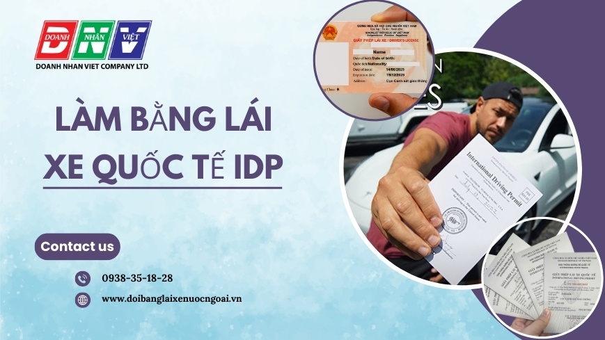 Làm bằng lái xe quốc tế IDP