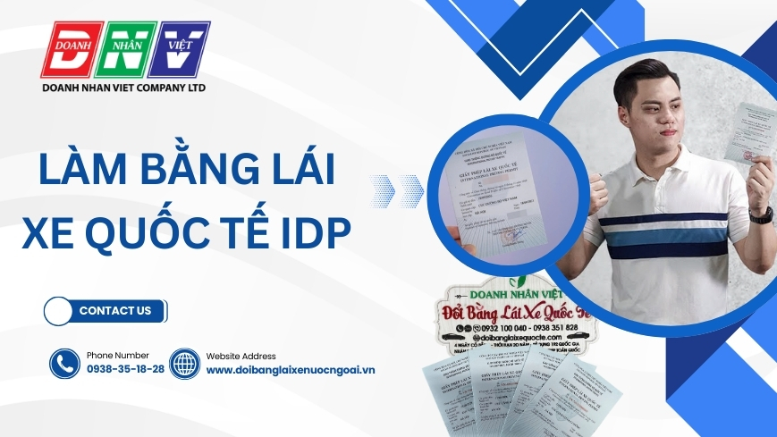 Làm bằng lái xe quốc tế IDP