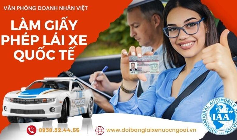 Làm giấy phép lái xe quốc tế