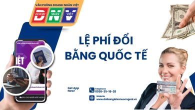 Lệ phí đổi bằng quốc tế