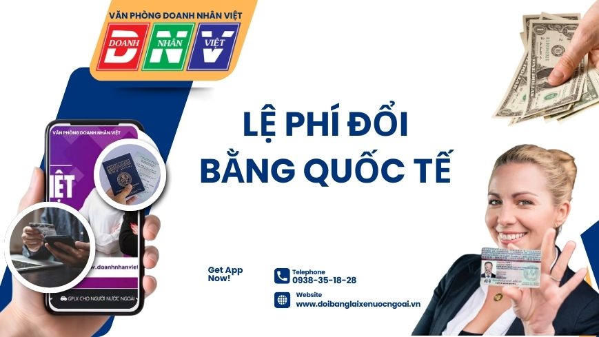 Lệ phí đổi bằng quốc tế