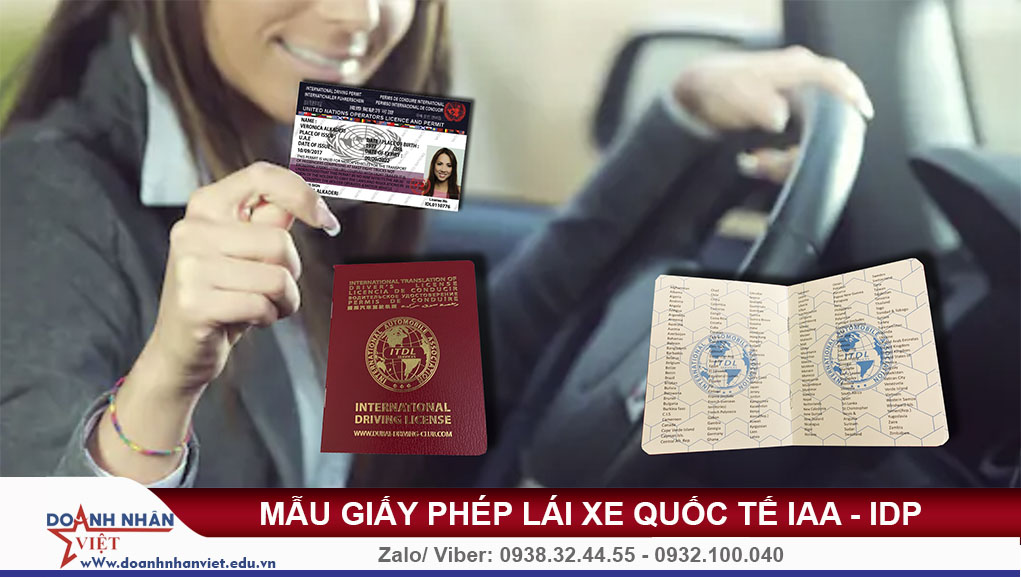 Mẫu giấy phép lái xe quốc tế