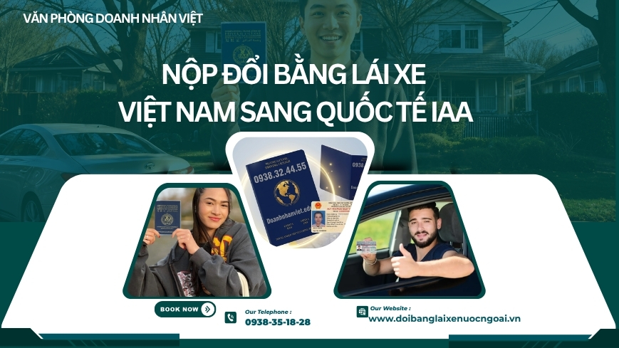 Nơi cấp đổi bằng lái xe Việt Nam sang quốc tế IAA