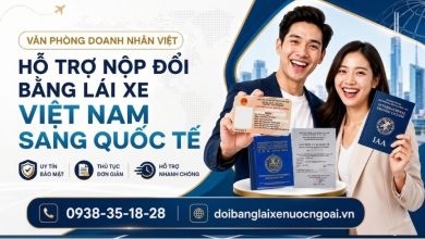Nộp đổi bằng lái xe Việt Nam sang quốc tế