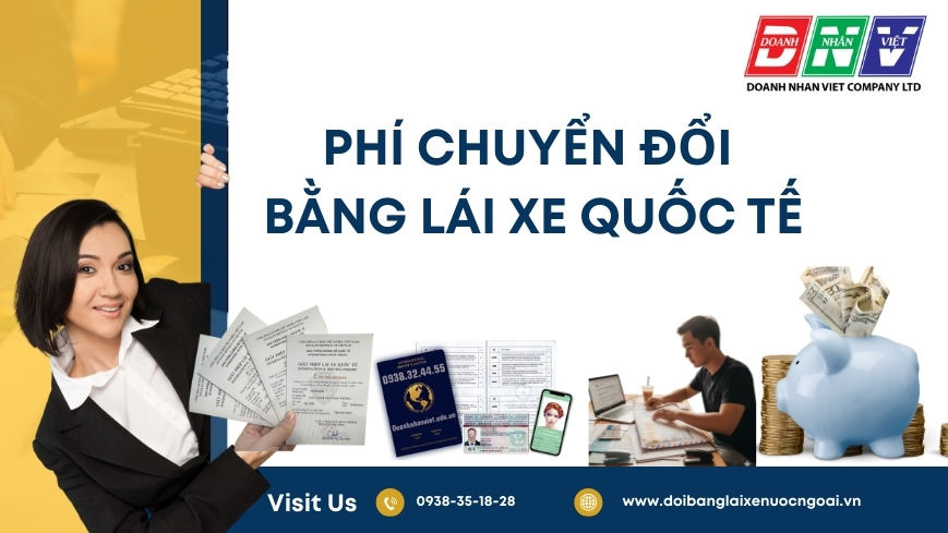 Phí chuyển đổi bằng lái xe quốc tế