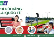 Phí đổi bằng lái quốc tế