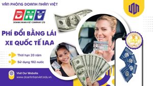 Phí đổi bằng lái xe quốc tế IAA