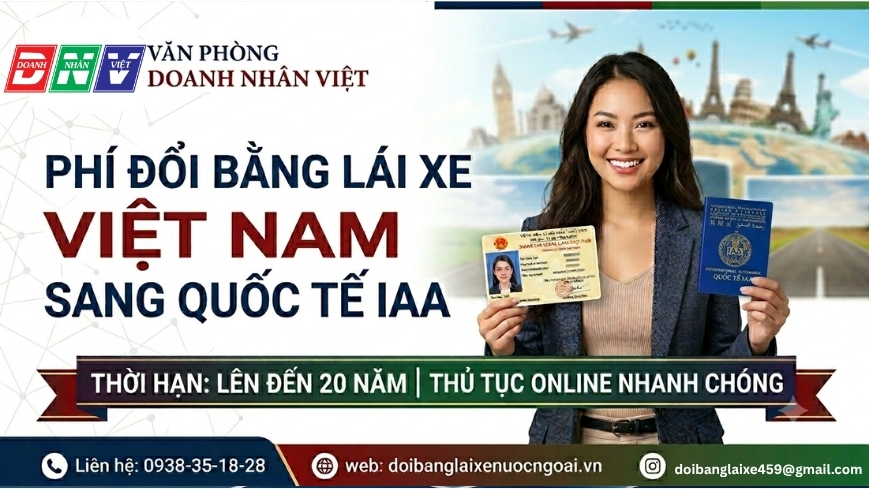 Phí đổi bằng lái xe Việt Nam sang quốc tế IAA