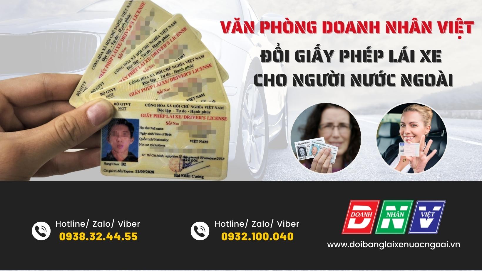 Phí đổi giấy phép lái xe cho người nước ngoài