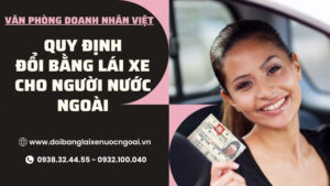 Quy định đổi bằng lái xe cho người nước ngoài