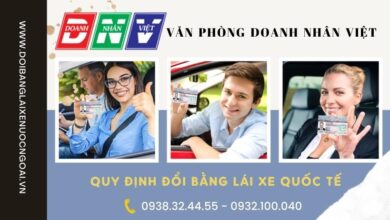 Quy định đổi bằng lái xe quốc tế