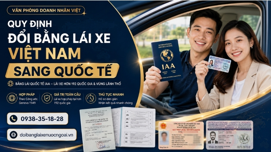 Quy định đổi bằng lái xe Việt Nam sang quốc tế