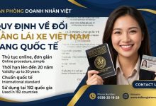Quy định về đổi bằng lái xe Việt Nam sang quốc tế