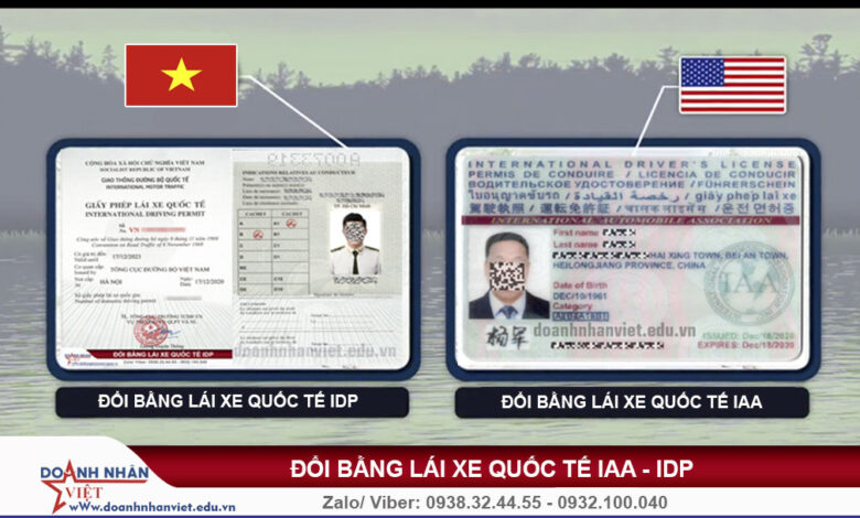 Quy định về sử dụng bằng lái xe quốc tế