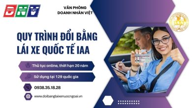 Quy trình đổi bằng lái xe quốc tế IAA