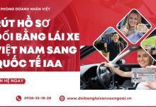 Rút hồ sơ đổi bằng lái xe Việt Nam sang quốc tế IAA