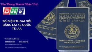 Số điện thoại đổi bằng lái xe quốc tế IAA