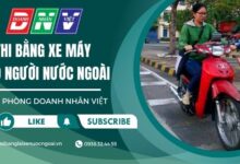 Thi bằng xe máy cho người nước ngoài