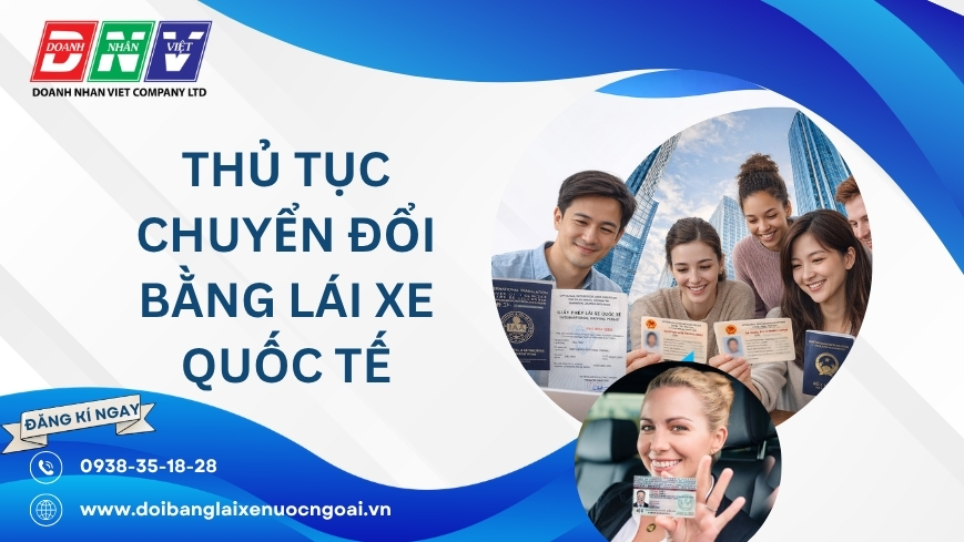 Thủ tục chuyển đổi bằng lái xe quốc tế