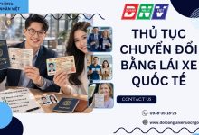 Thủ tục chuyển đổi bằng lái xe quốc tế