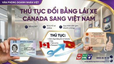 Thủ tục đổi bằng lái xe Canada sang Việt Nam
