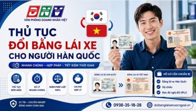 Thủ tục đổi bằng lái xe cho người Hàn Quốc