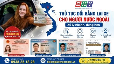 Thủ tục đổi bằng lái xe cho người nước ngoài