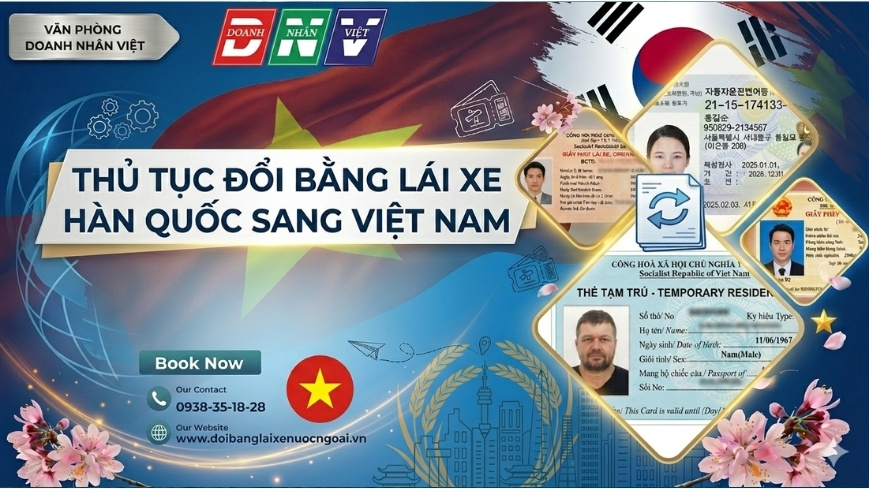 Thủ tục đổi bằng lái xe Hàn Quốc sang Việt Nam