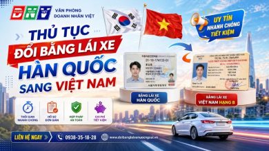 Thủ tục đổi bằng lái xe Hàn Quốc sang Việt Nam