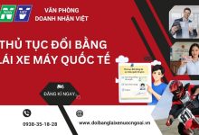 Thủ tục đổi bằng lái xe máy quốc tế