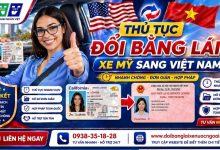 Thủ tục đổi bằng lái xe Mỹ sang Việt Nam