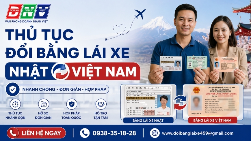 Thủ tục đổi bằng lái xe Nhật sang Việt Nam