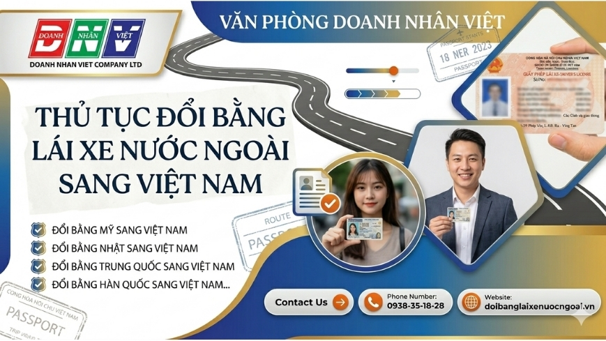 Thủ tục đổi bằng lái xe nước ngoài sang Việt Nam