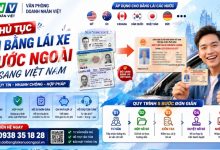 Thủ tục đổi bằng lái xe nước ngoài sang Việt Nam